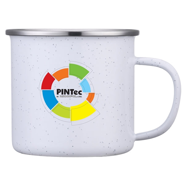 Cheyenne - 16 OZ Enamel Mug with Stainless Steel Rim