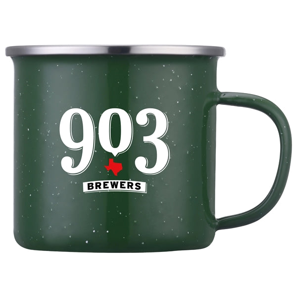 Cheyenne - 16 OZ Enamel Mug with Stainless Steel Rim