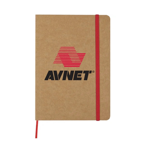 Eco Notebook with Recycled paper and strap