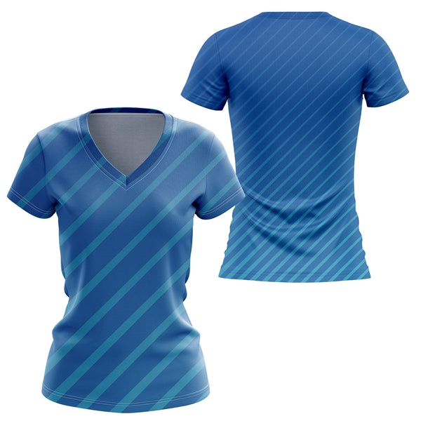 Women 150 GSM Pinhole Mesh Sublimation Short Sleeve T-Shirt