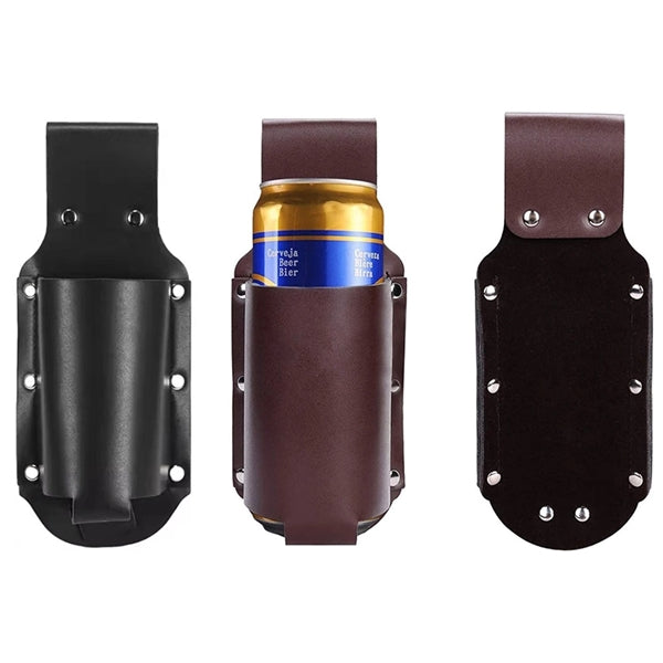 Leather Beer Holster Bottle Holders