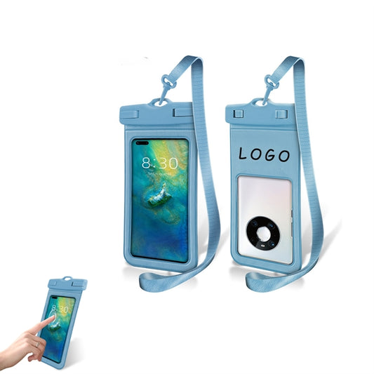 BPA Free Portable PVC Phone Waterproof Bag With Lanyard