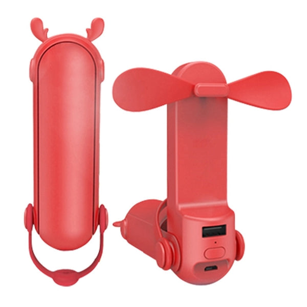 3 in 1 Handheld Mini USB Fan Power Bank