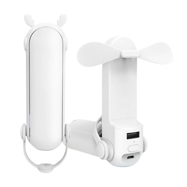 3 in 1 Handheld Mini USB Fan Power Bank