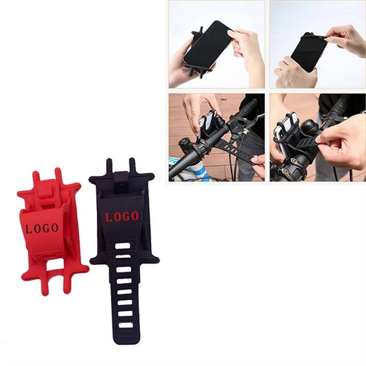 Universal Silicone Bcycle Handlebar Mobile Phone Holder
