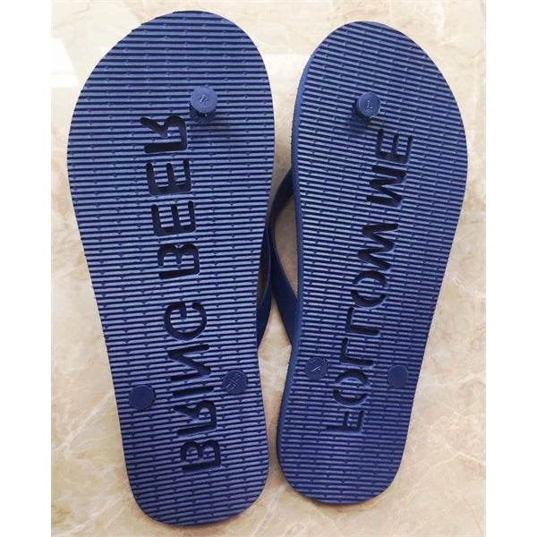 Unisex Beach Flip Flop With Debossed Logo