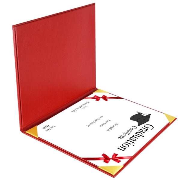 PU Leatherette Diploma Holder