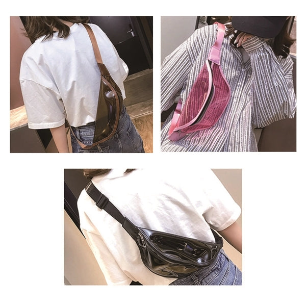Waterproof PVC Clear Fanny Pack/Waist Bag w/Zipper