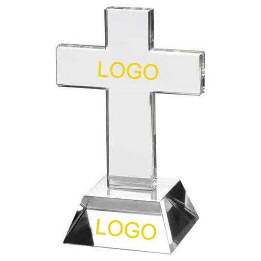 Clear Glass Cross Award