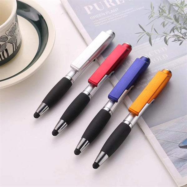 Ballpoint Pen / LED / Phone Stand / Stylus