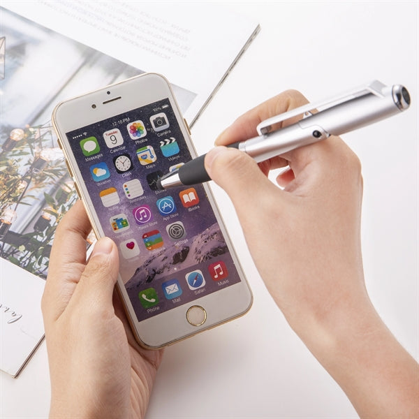 Ballpoint Pen / LED / Phone Stand / Stylus