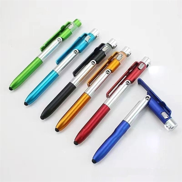 Ballpoint Pen / LED / Phone Stand / Stylus