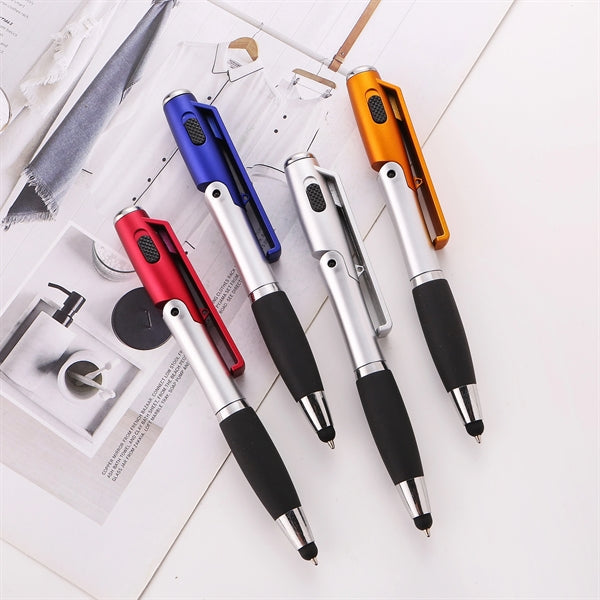 Ballpoint Pen / LED / Phone Stand / Stylus