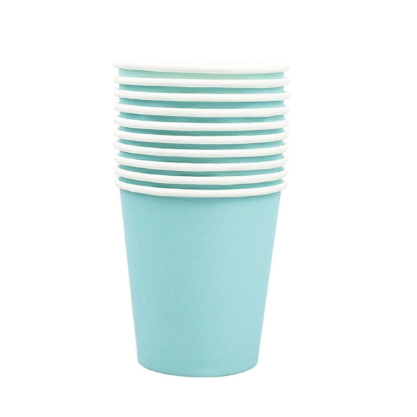 8 Oz Colored Plain Paper Cup