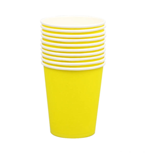8 Oz Colored Plain Paper Cup