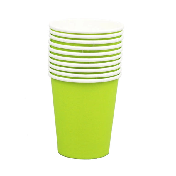 8 Oz Colored Plain Paper Cup