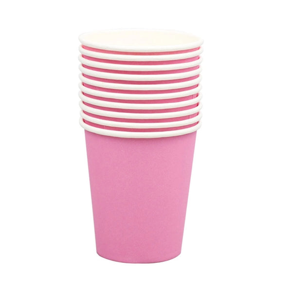 8 Oz Colored Plain Paper Cup