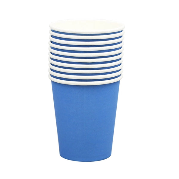 8 Oz Colored Plain Paper Cup