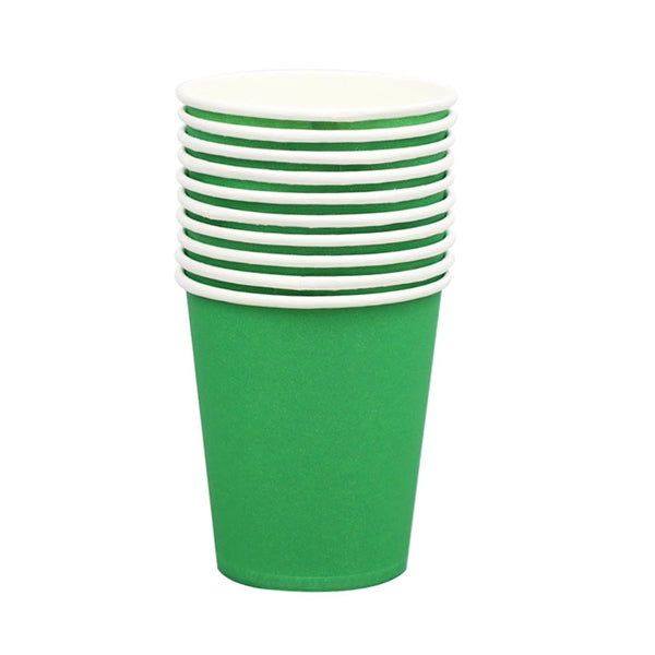 8 Oz Colored Plain Paper Cup