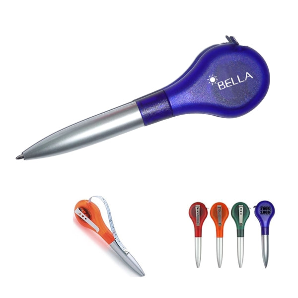 Multi-Functional Ballpoint Pens With Tape Measure