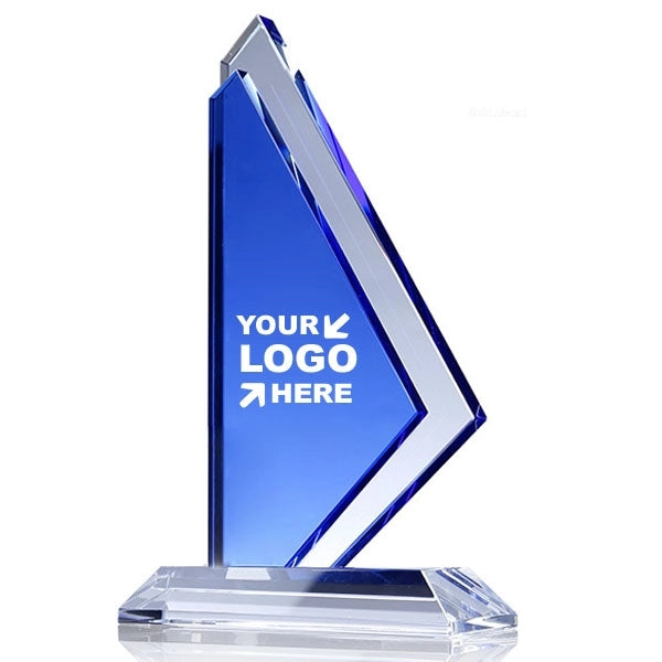 Crystal Sailboat Trophy Award