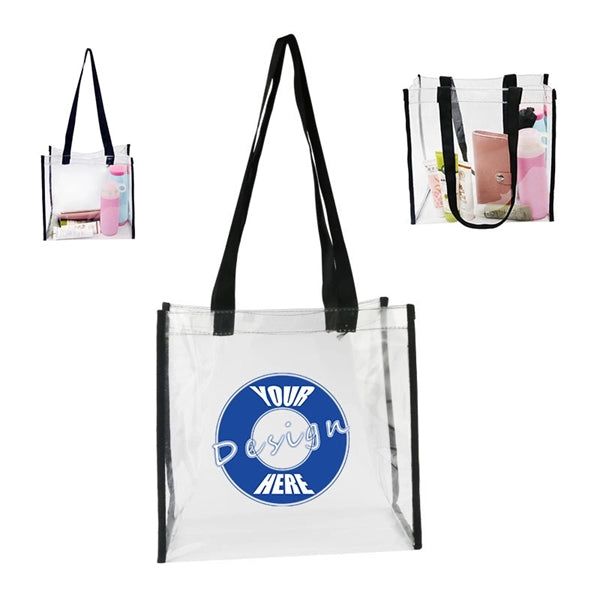 Clear Stadium Open Tote Bag