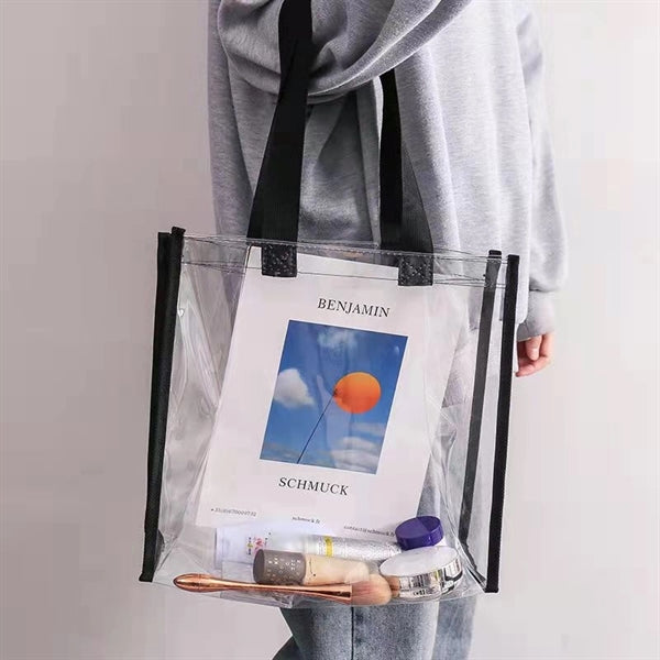 Clear Stadium Open Tote Bag
