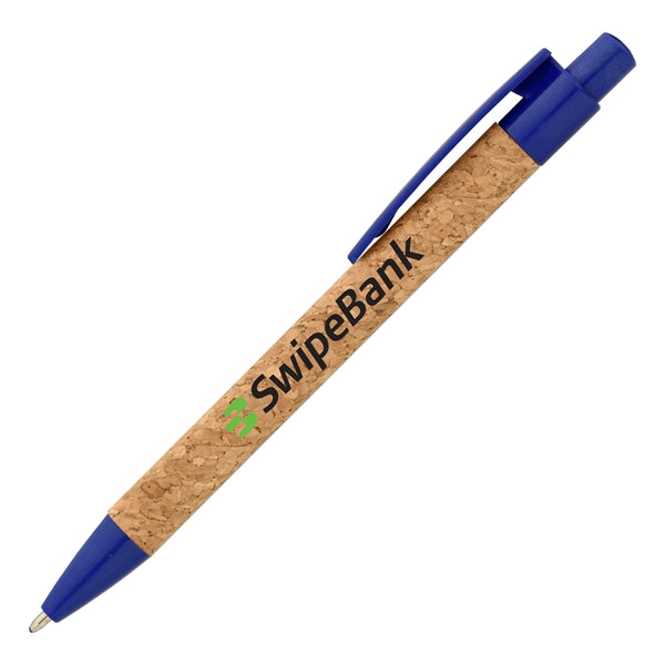 Bali Cork Pen with Wheat Plastic Trim - ColorJet
