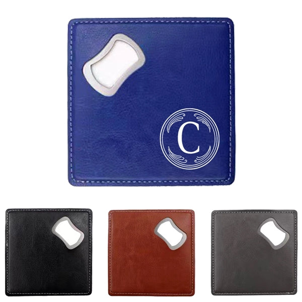 Stainless Steel Bottle Opener Coaster