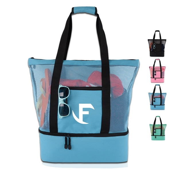 Beach Tote Bag With Cooler
