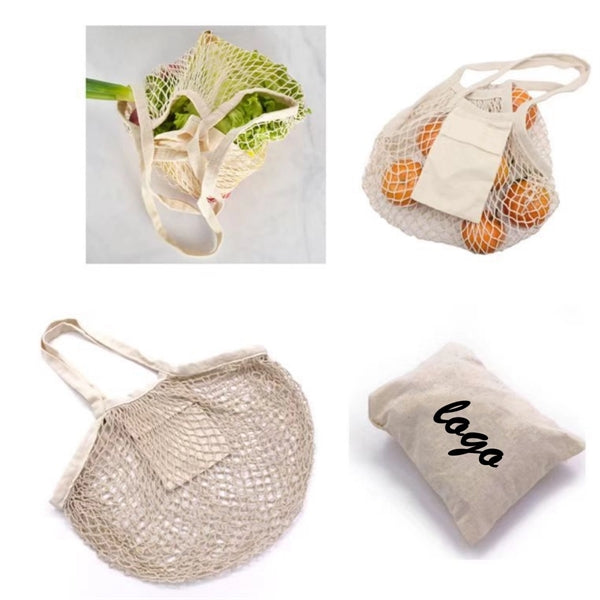 Sonnet Collapsible Cotton Mesh Tote