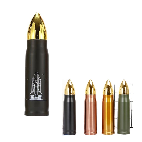 16.91 Oz Unique Bullet Pressed Workout Tumbler With Lid