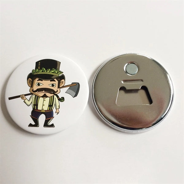 Metal Fridge Magnet with Bottle Opener