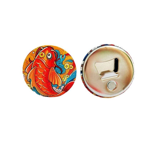 Metal Fridge Magnet with Bottle Opener