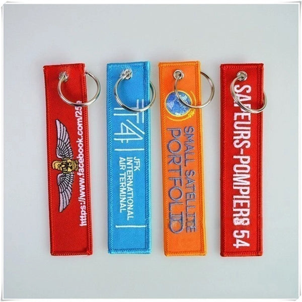 Embroidery Keychain Tags