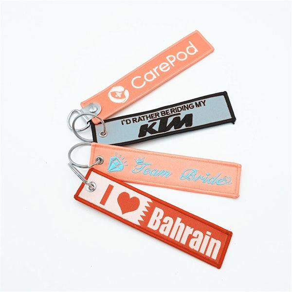 Embroidery Keychain Tags