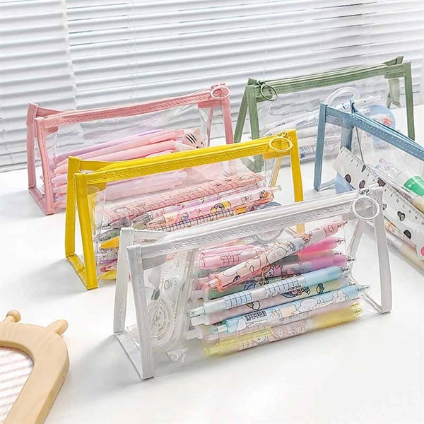 Clear Triangle Pencil Case