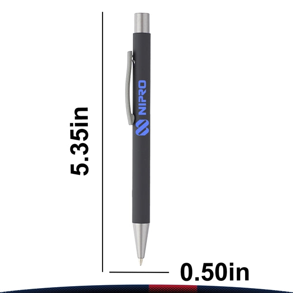 Rubber Coated Metal Pen