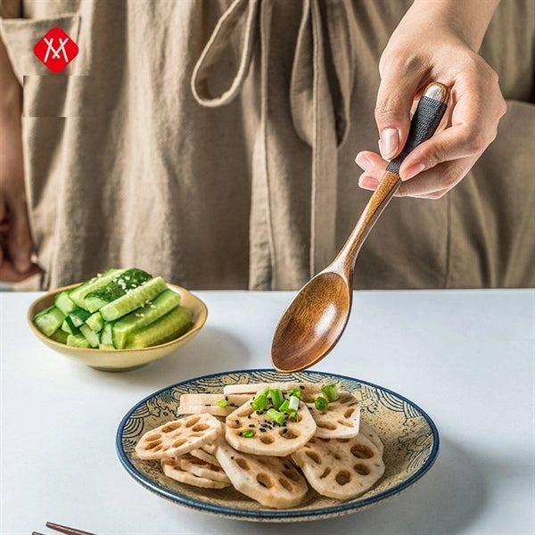 Portable Wooden Chopsticks Spoon Tableware Set