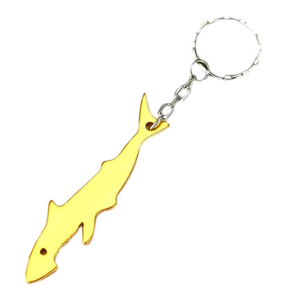 Aluminum Shark Shaped Bottler Opener Keychains