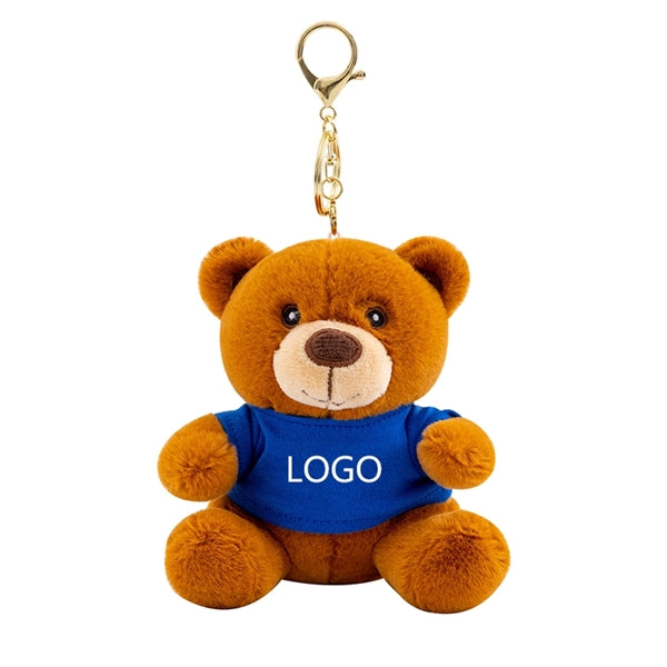 Stuffed Animal Teddy Bear Keychain