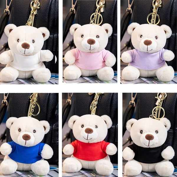 Stuffed Animal Teddy Bear Keychain