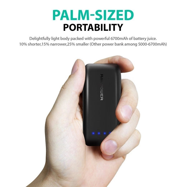 Prudential RAVPower Compact 6700mAh Power Bank