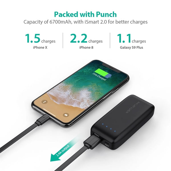 Prudential RAVPower Compact 6700mAh Power Bank