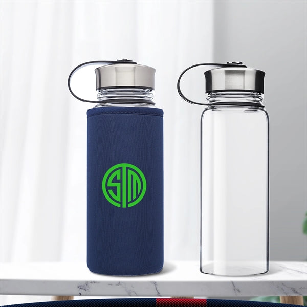 Melathy Glass Water Bottle - 25 OZ.