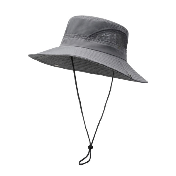 Wide Brim UV Protection Sun Bucket Hat Boonie Cap