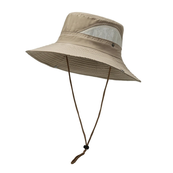 Wide Brim UV Protection Sun Bucket Hat Boonie Cap