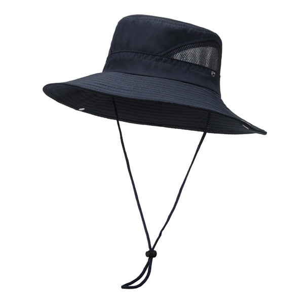 Wide Brim UV Protection Sun Bucket Hat Boonie Cap