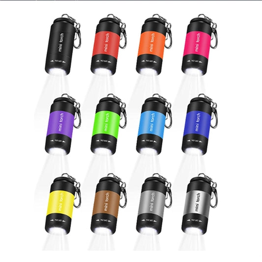 Mini Keychain Flashlight USB Torch Rechargeable