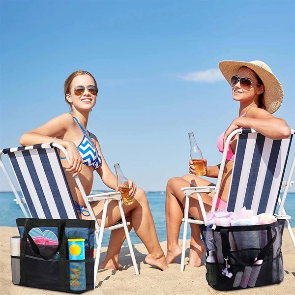 Large Tote Mesh Beach Bag